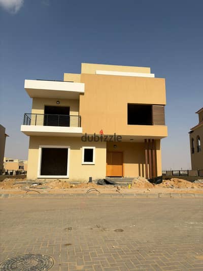 Villa for sale in Taj City New Cairo. Near-immediate delivery 12-year installments. Prime location opposite Cairo Airport near Swan Lake Al Rehab Sh