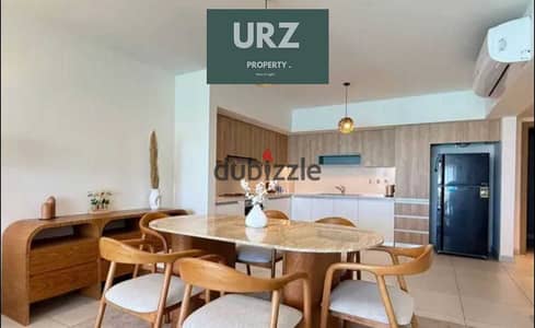 Fully finished chalet with ACs & kitchen for sale on the North Coast. Panoramic sea view special discount or 10-year installments, near Mountain View