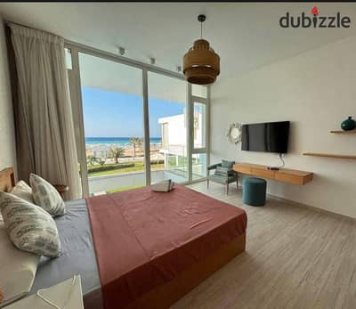 Immediate delivery chalet with panoramic sea & lagoon views in Ras El Hekma 30% instant discount or 8year installments Near Gaia Amwaj Summer