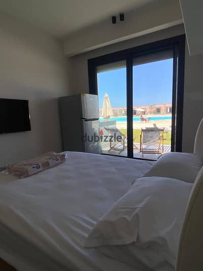 Chalet just 200m from the sea, prime location, fully ready with kitchen, high rental returns, flexible installments near SouthMED in Ras El Hekma