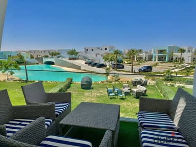 Chalet ready within 1 year fully finished with ACs and sea view 8-year installments in Ras El Hekma near Saada Direction White Naya Telal