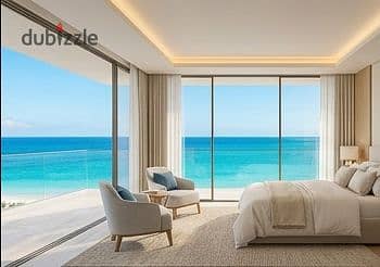Panoramic lagoon view sea-facing chalet ultra super lux finished Hyde Park best price North Coast near La Vista Ras El Hekma Caesar Sodic Koun Lyv