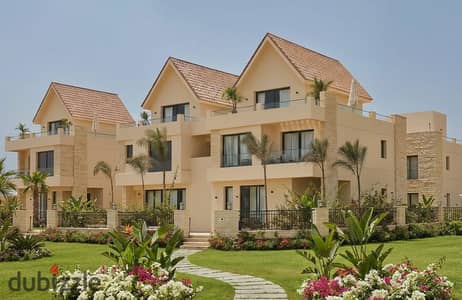 A villa with ULTRA SUPER LUX finishes and a [50%] discount from Madinat Misr located next to Sodic East and near Al Shorouk and Al Burouj