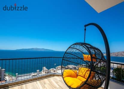 Chalet luxury finished with ACs panoramic sea view next Waterway Perla North Coast mins Ras El Hekma Bay Sol Emaar Katameya Coast