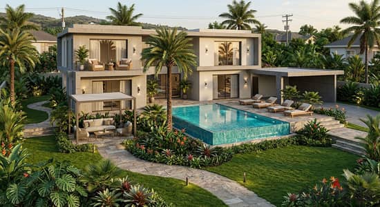 فرصة للسكن الراقي في الساحل الشمالى ڤيلا مستقلة للبيع برؤية مميزه للبحر بجانب قرية Perla و سول رأس الحكمة و ذا وتر واي ودقايق من ساوث ميد TMG