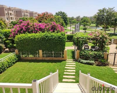 Ground floor apartment with garden for sale in Sarai Mostakbal City next to Privado Madinaty mins from Al Rehab Al Burouj El Shorouk City Lavenir