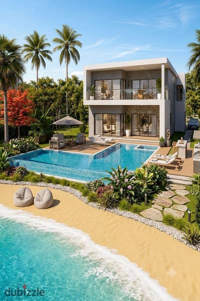 Villa for sale fully finished with flexible payment plans and premium discount in North Coast next to Perla North Coast Soul Ras El Hekma LVLS