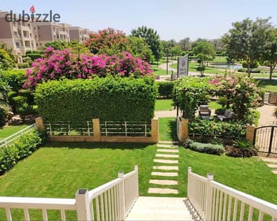 Ground floor apartment with garden for sale in Sarai Mostakbal City next to Privado Madinaty mins from Al Rehab Al Burouj El Shorouk City Lavenir