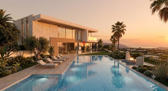 Standalone villa with private swimming pool luxury finishing distinguished sea view North Coast next Perla Sol Ras El Hekma Waterway Southmed TMG
