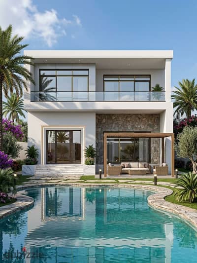 Exclusive limited time 40 percent discount own 6 bedroom standalone villa stunning sea view North Coast next Sol Ras El Hekma Salt mins Cali Coast