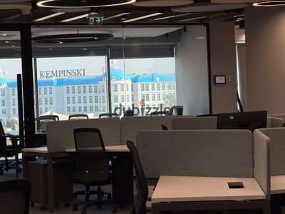 بفيو خيالي امام فندق Kempinski و طريق السويس امتلك مكتبك الإداري في تاج سيتي بالقرب من كمبوند سعادة و ماونتن فيو 1 و سوان ليك و شمال الرحاب