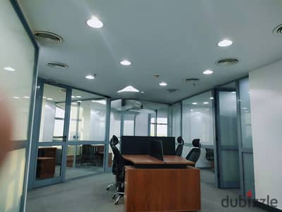 At a bargain price in Sarai own a fully finished office near Madinaty for sale with the highest return on investment on the Suez Road