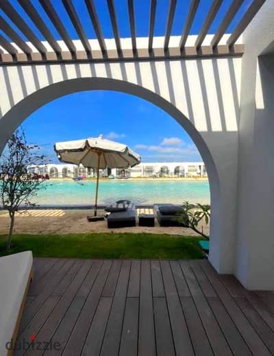 For sale with a special discount a ground floor chalet with a garden for sale in the best location in  North Coast
