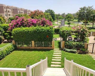 Ground floor apartment with garden facing Clubhouse compound connecting Mostakbal City New Cairo next Privado Madinaty mins 5th Settlement