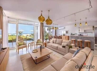 Chalet for sale with a discount of up to 40% with a full sea view in dose Ras El Hekma near Waterway close to Fouka Bay and La Vista
