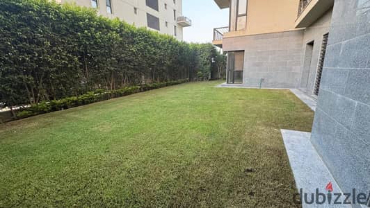 Ground floor apartment with 3 rooms, garden, and private entrance for sale on Suez Road near Saada Creek Town Patio La Vista Mivida