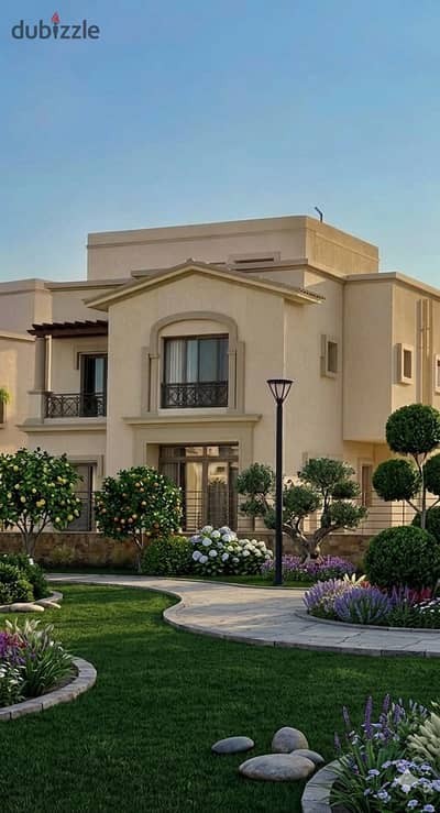 Instant 50 discount or flexible 12 year payment plans own villa in compound connecting Fifth Settlement and Mostakbal City next to Privado