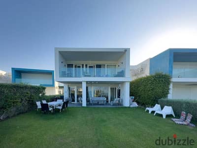 First row fully finished corner townhouse with panoramic view 10 year installments in Ras El Hekma near Telal Amwaj Sol Solare Swan Lake Cascada