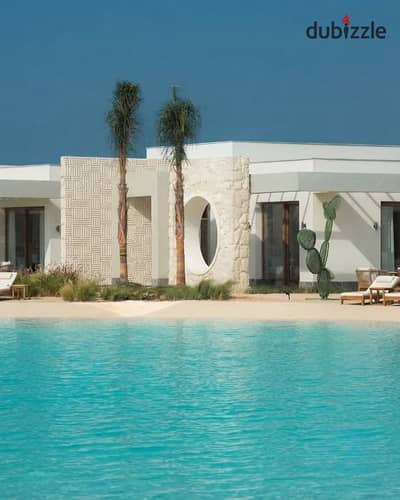One story first row villa in Ras El Hekma panoramic view fully finished with ACs special discount near Ogami Azha Marassi Playa Caesar