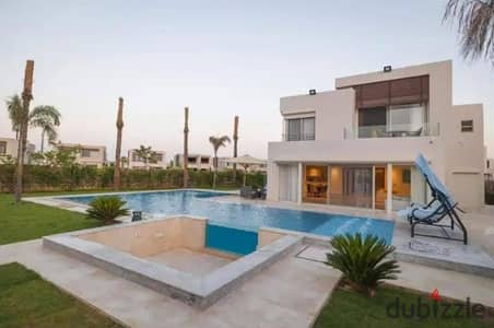 أمتلك الان فيلا ع بعد دقايق من البحر مع Private Pool رؤيه كامله للبحر من الدور الأرضى بالقرب من رمله و فوكاباى و واترواى و مدن و سمر