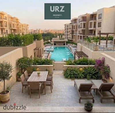 Penthouse for sale rooftop panoramic open view over pool & park on Suez Road near Patio Sola The Spine Madinaty  minutes from AUC.