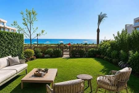 110m² chalet with 188m² garden 1st lagoon row finished with ACs installments North Coast near Dose Seashell Playa Marassi Telal