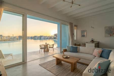 Invest now in a fully air-conditioned chalet in a prime first-row location in Ras El Hekma offering high annual rental returns near Dose Zahra Mar