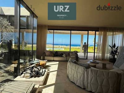 فيلا توين هاوس 5 غرف sea view بخصم هائل يصل الي  40 % للبيع في راس الحكمة الساحل الشمالي او بالتقسيط 10 سنين و بالقرب من كون و ساوث ميد و هاسيندا ويست