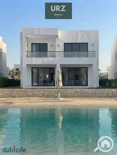 corner townhouse with a breathtaking sea view, luxurious finishes and air conditioning  for sale in Ras El Hekma near La Vista june Sodic and Mountai