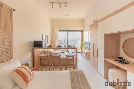 Fully sea-view chalet just 200m from the beach in the North Coast, near Zahra. Delivered in 2 years, fully finished with ACs and kitchen, with flexibl