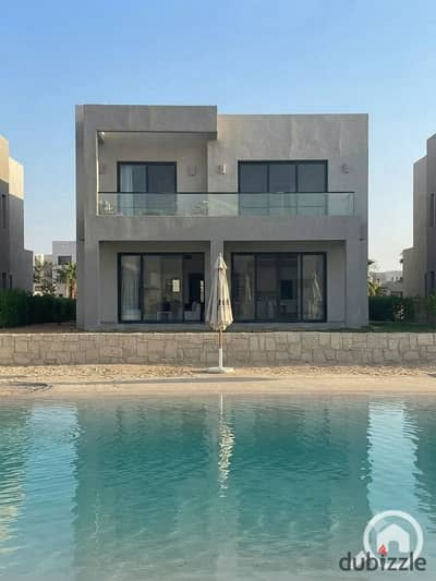 Villa panoramic view sea and lagoon 5 rooms + private pool and fully finished with air conditioning available in installments in Ras El Hikma, North Coast near Dus Seasons Marassi for sale