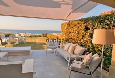 3 bedroom chalet with 188 sqm garden double view and 10 year installments for sale in North Coast near Modon Fouka Bay D Bay Salt and Hacienda