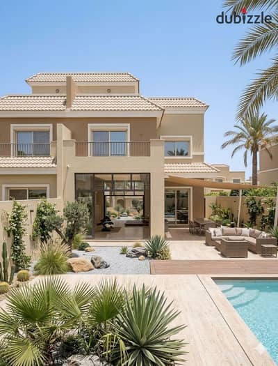 For sale S villa in a prime location at a special price with a huge discount on the Suez Road in Butterfly Mostakbal City near Mountain View Mivida Ga