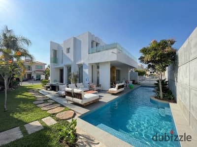 For the first time, a luxury villa directly on the beach on  Natural Lagoon in Ras El Hekma Bay modon North Coast near Marassi Marsa Bogosh and Almaz