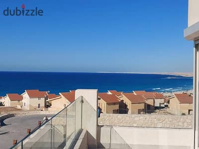 Direct full sea view 2 bedroom chalet in a prime location at Dose North Coast. Limited time discount with installment plans near Cali Coast Seashor