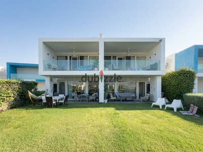فيلا توين هاوس 5 غرف sea view بجاردن مميز 340 م للبيع في راس الحكمة الساحل الشمالي بالتقسيط 10 سنين وخصم هائل  بالقرب من بلاج و ساوث ميد و هاسيندا ويس