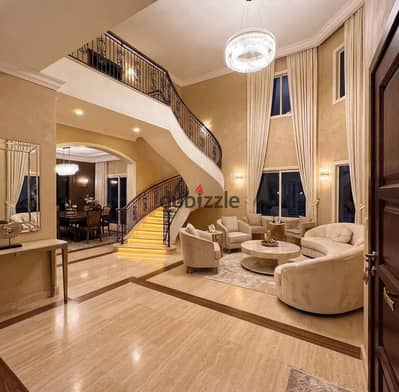 Ready villa available for viewing and booking in Taj City with 7 year installments in an exclusive villa phase on Suez Road near Cairo Airport