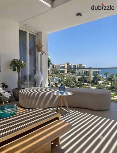 Best duplex chalet with roof open to sea with a 30% discount  Fully finished with ACs in Ras El Hekma for sale near Hacienda Mountain View Modon Fouka