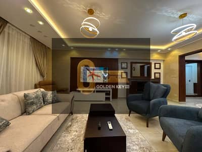 Luxury Furnished Apartment for Rent in Al Rehab with Garden Ultra Super Lux Finishing – Prime Location