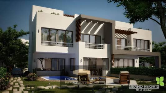 Luxury villa for immediate residence, fully finished, near October Plaza and Mountain View I-City, and minutes from Dahshour Link