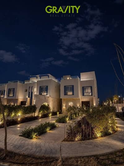  225m² Seafront Villa in Ras El Hekma | Immediate Delivery - Villa for Sale - Ready-to-Move-In Villa - Mountain View