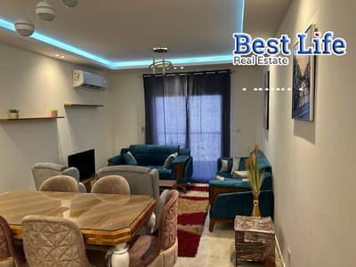 Furnished Apartment for Rent in Al Rehab 2 | Phase 7 | 89 Sqm | 2 Bedrooms | 2 Bathrooms | Open View | Super Lux | Elevator