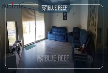 Fully finished apartment with two gardens for sale, ready to move , at the lowest price in Aston Residence Compound.