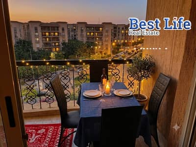 شقة مفروشة للإيجار بالرحاب 2 | المرحلة الثامنة | 162م | 3 نوم و3 حمام | سوبر لوكس | أسانسير | سكن راقي