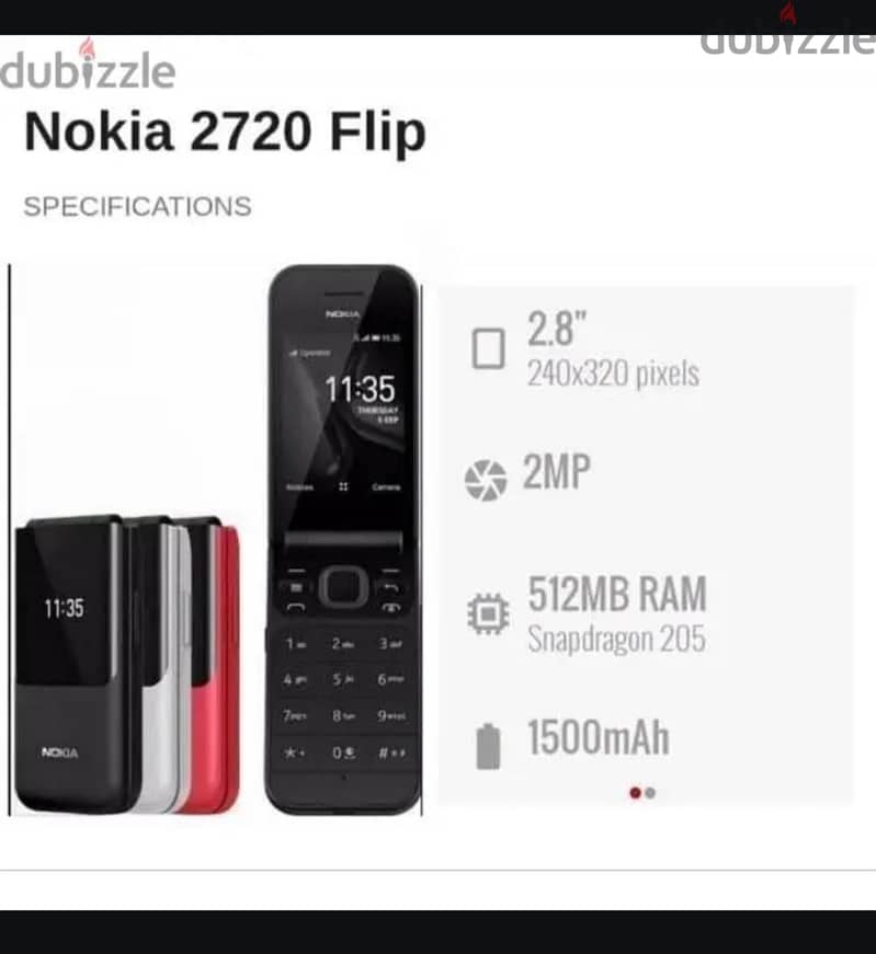 Nokia 2720 Flip 3