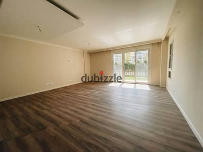 Prime located fully finished apartment with garden in Pyramids Heights next to New Giza