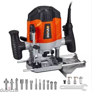 راوتر تفريز حفر حليه خشب بلاك اند ديكر 1600 وات Black and Decker Wood