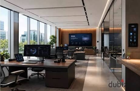 For Sale: Fully finished 40 sqm office at Mall NASA, Al Wahat Road, opposite MSA University. 10% down payment, 12-year installments. Prime investment!
