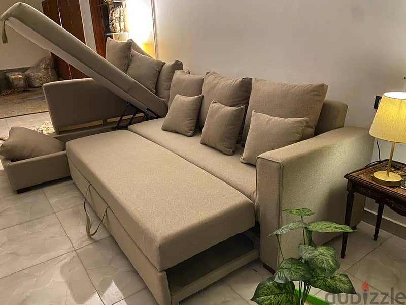 L shape sofa - كنبة ركنة L 4