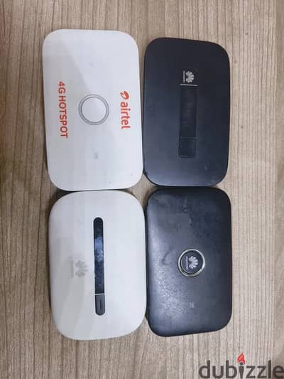 راوترات واي فاي محمولة 4G MiFi (هواوي / إيرتل) بحالة ممتازة